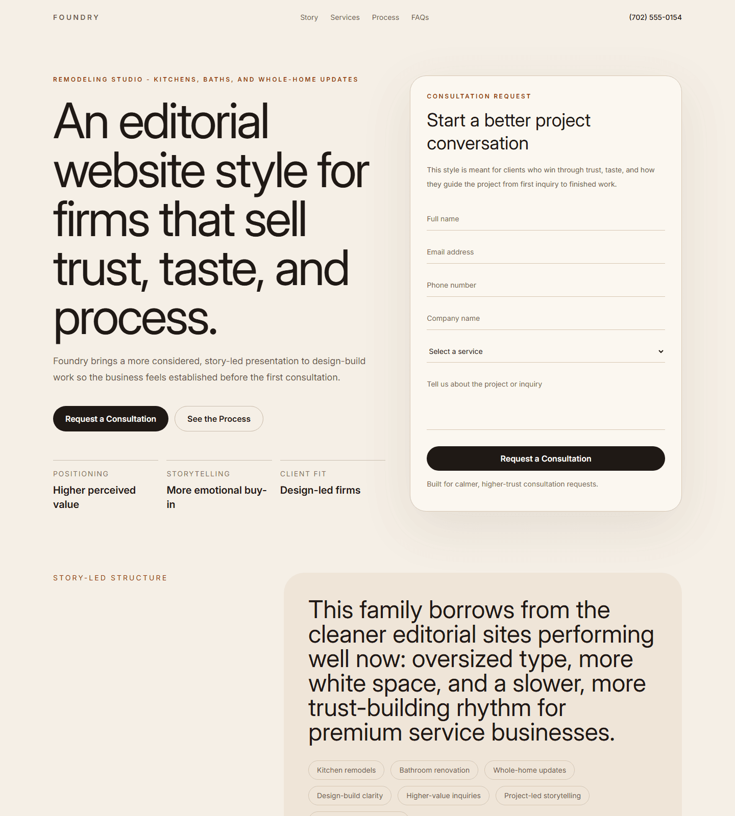 Editorial Trust website preview